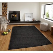 HOMEDORA <b>Features</b><ul><li>HomeDora is a well&#45;known Brand for decorative home goods for years</li><l HD-SHAGGY-BLACK